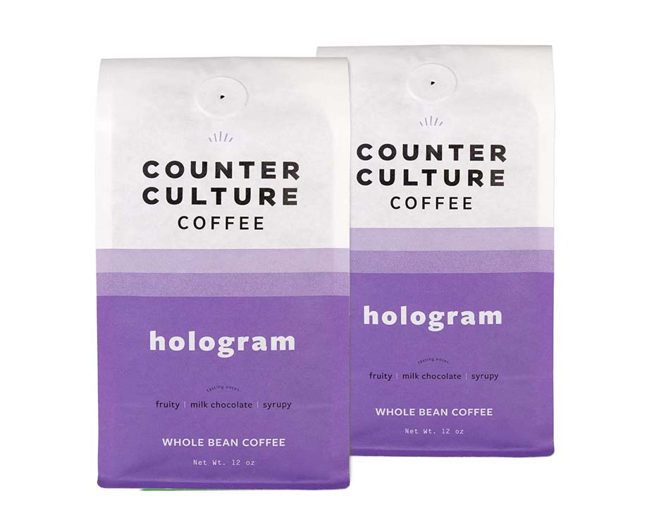 Two bags of Counter Culture coffee